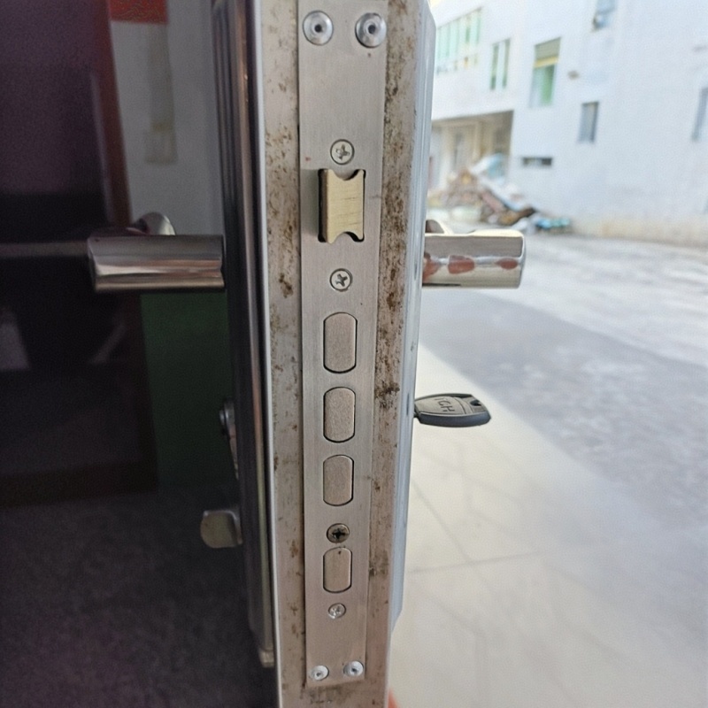 锁芯通用通用型防撬不锈钢单活双活锁体方头铁门大门防盗门锁头