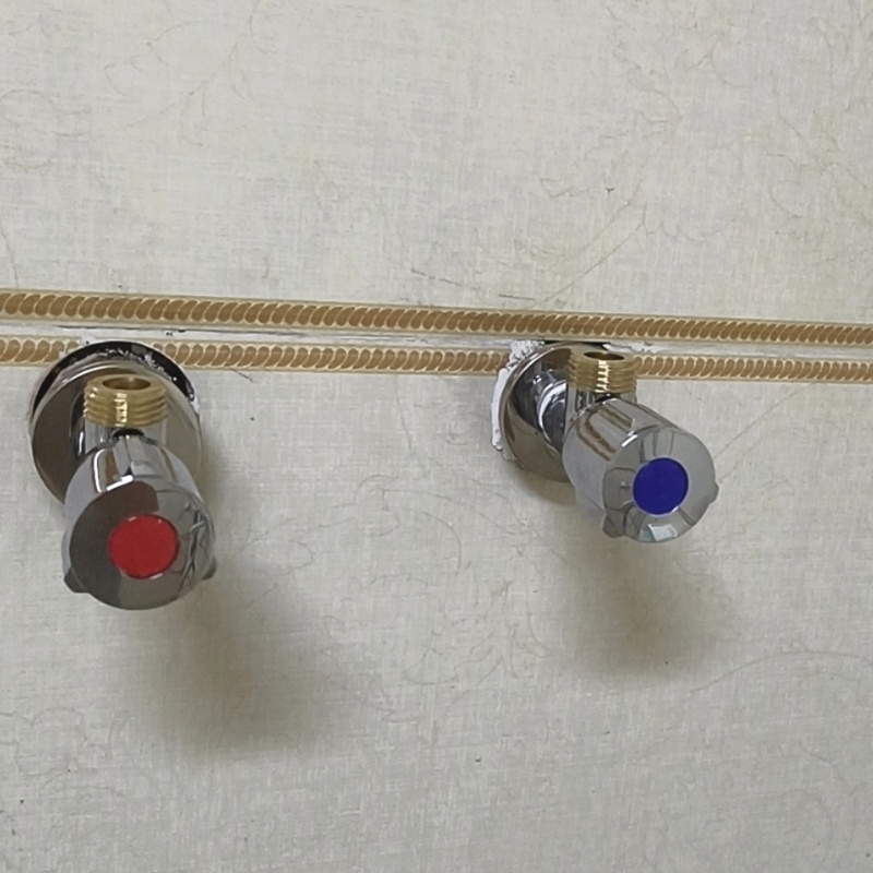 一进一出热水器铜阀门冷热水防爆三角阀4分防冻马桶加厚止水阀