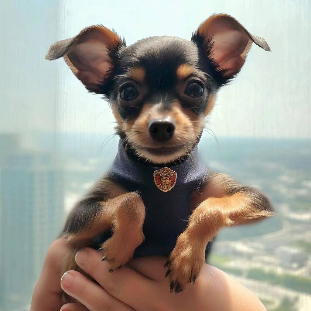 纯种小鹿幼犬活体铁包金小鹿犬短毛小体迷你小鹿迷你笃宾犬宠物狗