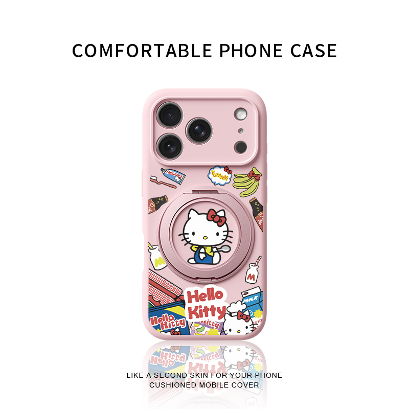 零食kitty适用苹果17promax手机壳新款iphone16pro镜头全包15液态硅胶软壳防摔保护套360°旋转磁吸支点壳女,3C数码配件,手机保护套/壳,淘宝优惠券,粉丝福利购,淘宝优惠卷