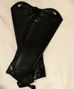 驿乐马术意大利PARLANTI儿童水牛皮护腿MINI CHAPS BUFFALO KIDS
