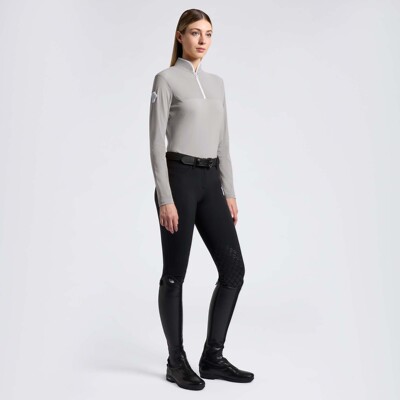 CT 女士马术训练长袖Perforated Jersey Inserts L/S Training