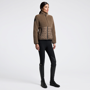 CT 女士马术训练羊毛抓绒外套Bear Fleece +Nylon Zip Up Jacket