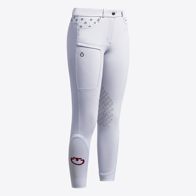 CT 儿童马术比赛高弹透气马裤Girls Embroidery CT Grip Breeches
