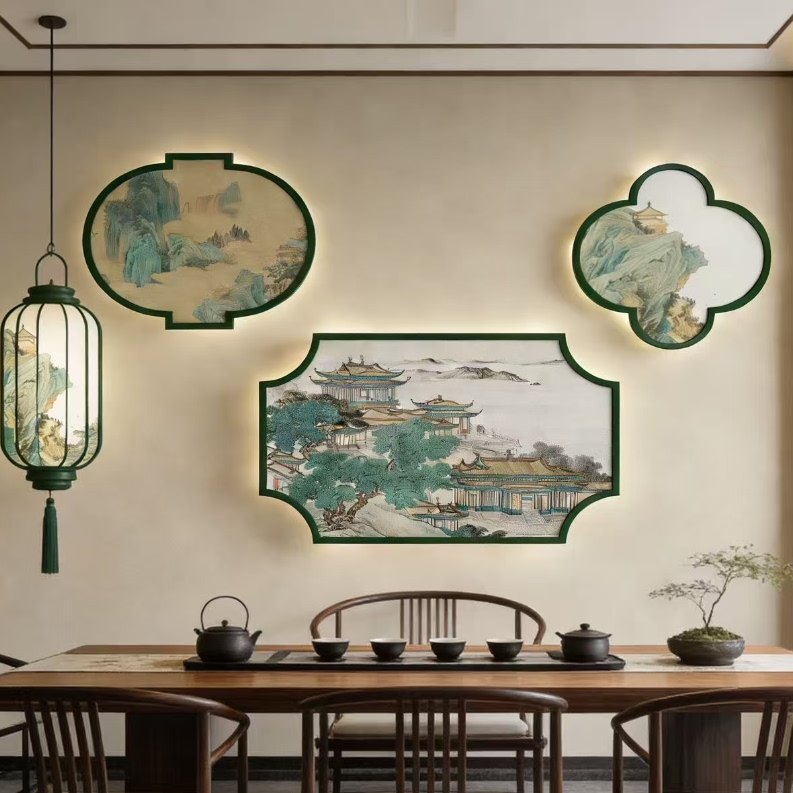 中古风金属杆3D立体浮雕机理墙面装饰画客房餐饮棋牌室会所氛围灯,家居饰品,氛围画/灯画,淘宝优惠券,粉丝福利购,淘宝优惠卷