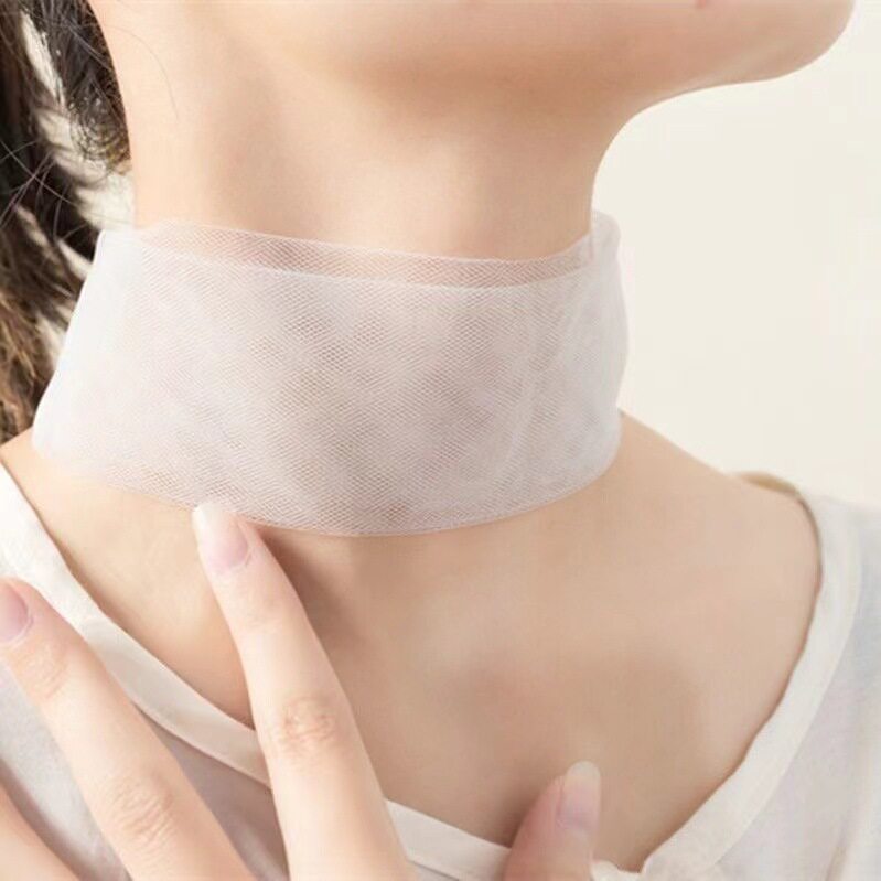 夏天脖套女网纱蕾丝颈圈薄款围脖套头项圈高端遮疤锁骨护颈假领子图片