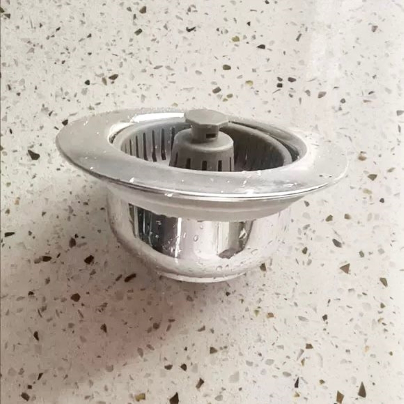 封口盖漏塞过滤器提篮下水器不锈钢水池厨房水槽漏水塞弹跳芯