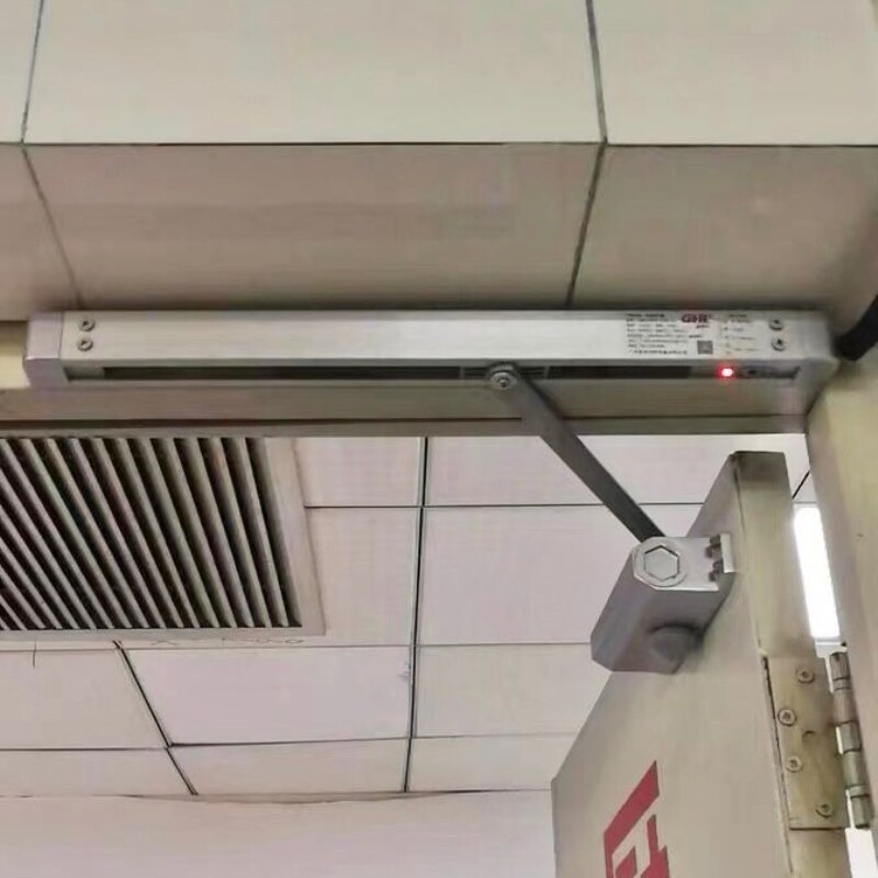 门禁防火门断电消防液压常开式自动关门电动闭门器消防联动释放器图片