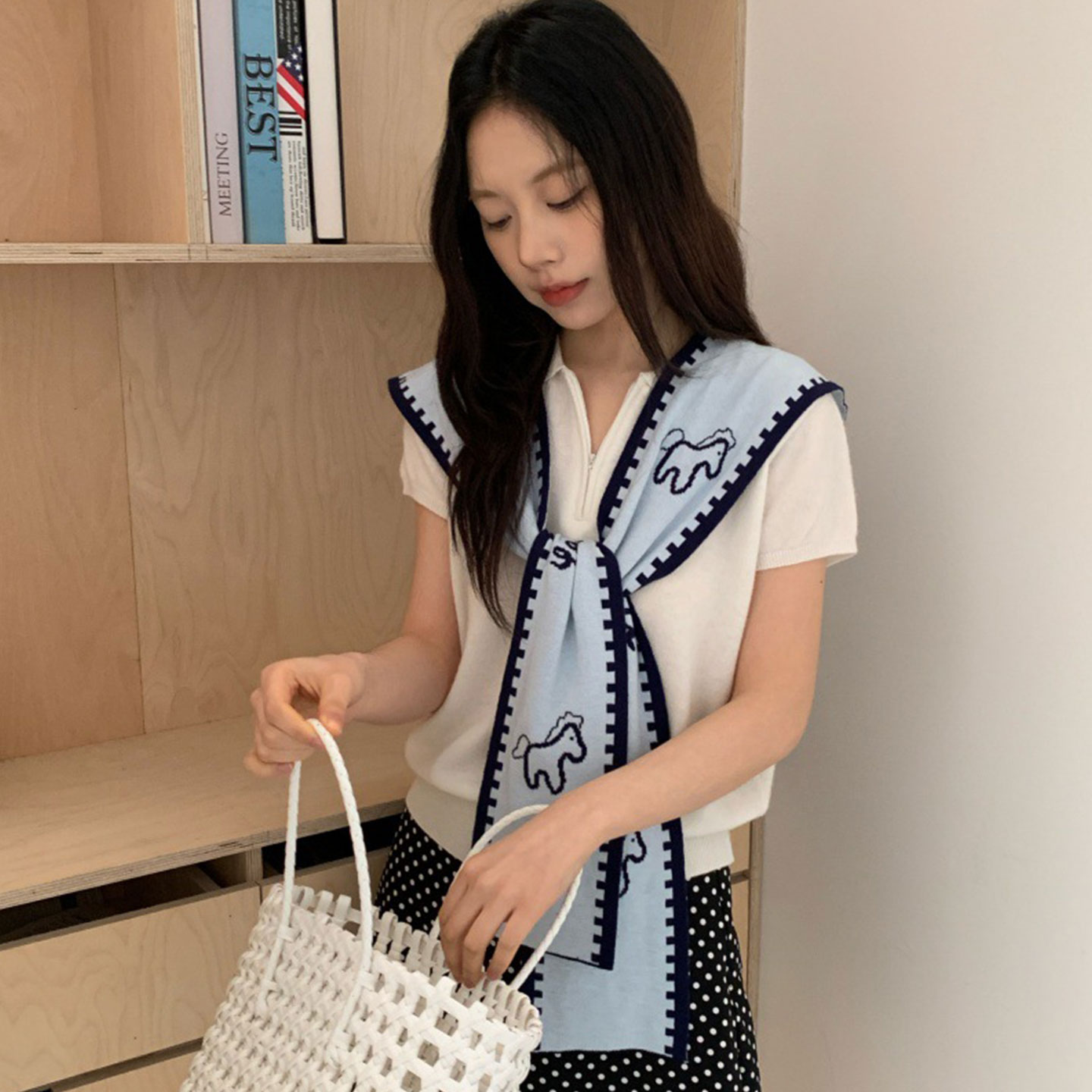 韩版薄款百搭披肩围脖休闲秋腰围