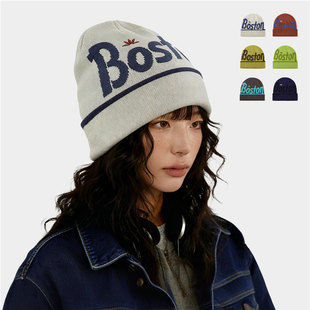 亲肤舒适弹性大不勒头针织毛线帽女士冬季大头冷帽户外保暖高级感