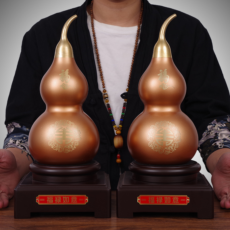 家居客厅摆放开业送礼大吉装饰品