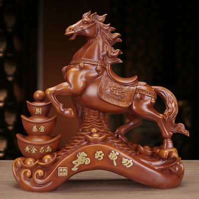 马到成功生肖马年吉祥物摆件