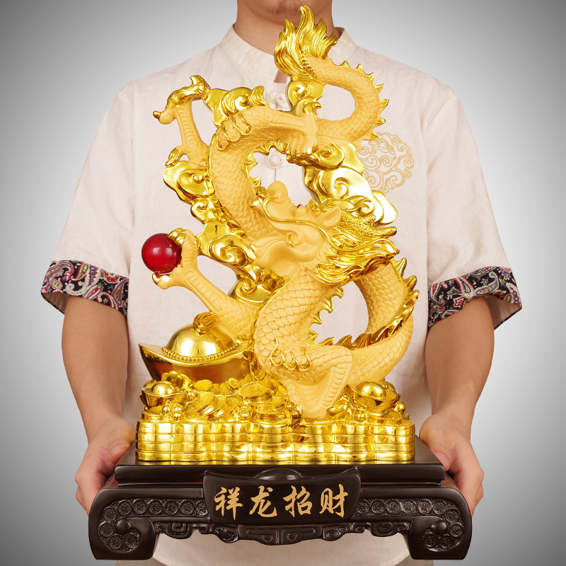 新年店铺开业礼物生肖龙摆件