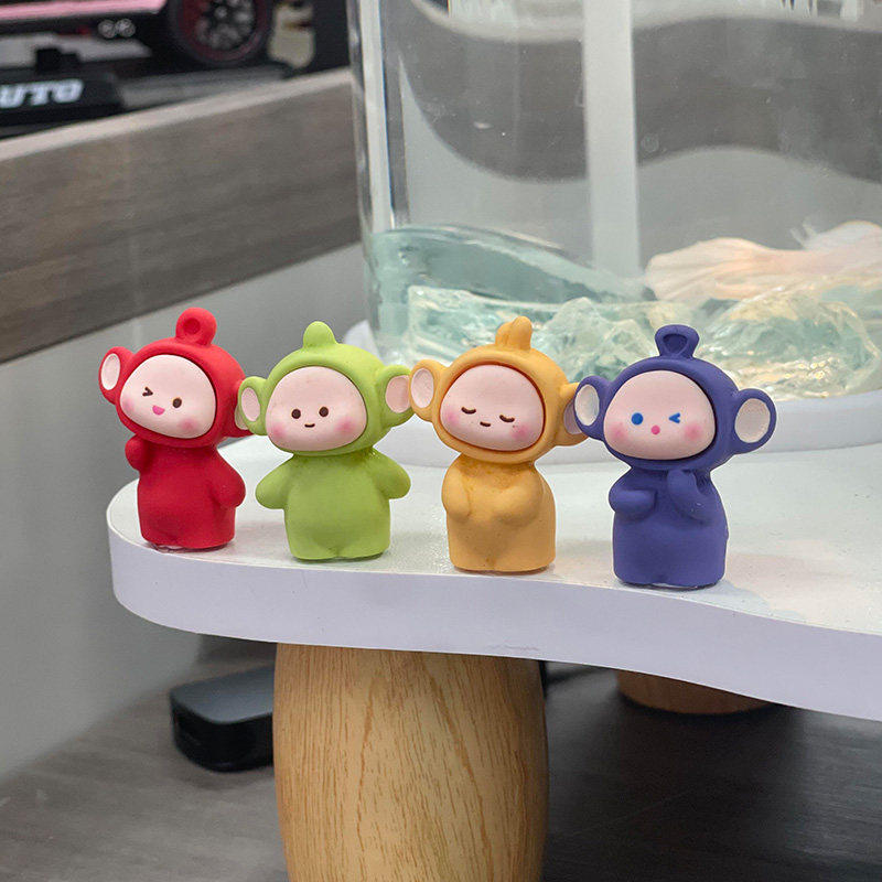 可爱天线宝宝！打工人工位情绪稳定摆件电脑屏幕桌面装饰玩偶礼物