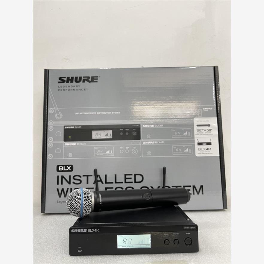 Shure舒尔BLX24R/BETA58A专业无线话筒直播K歌舞台手持麦克风