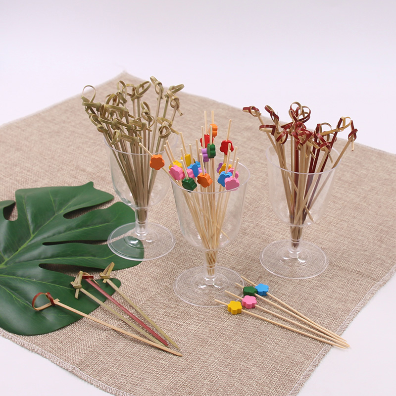 水果签果插创意一次性竹签