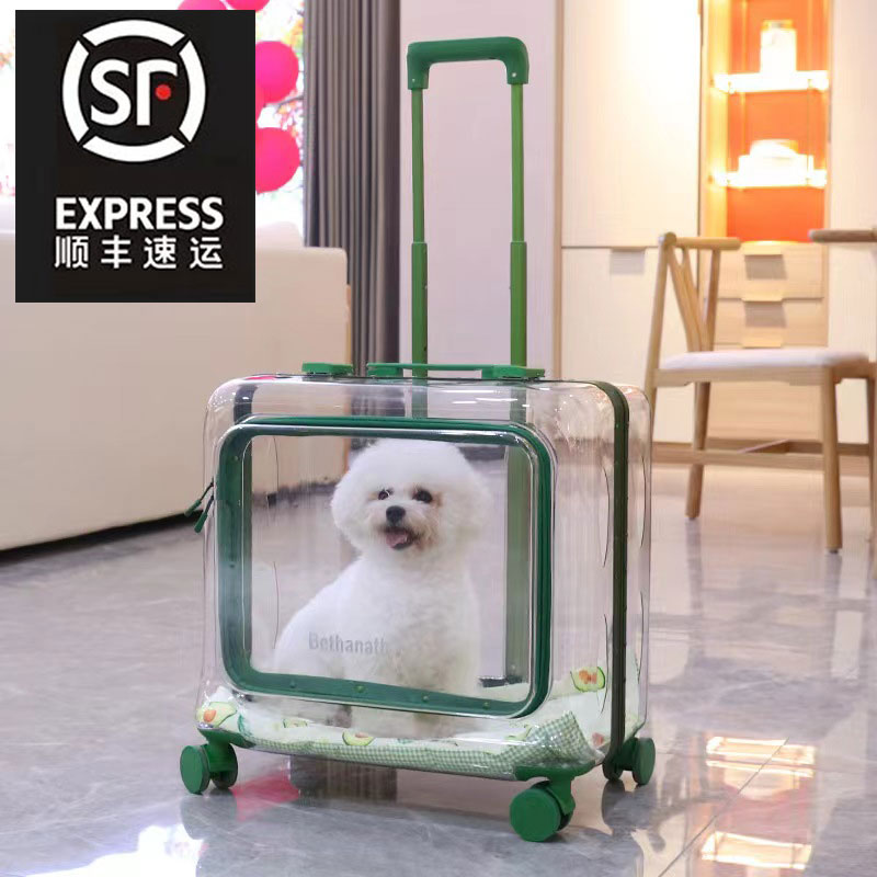 猫包外出便携拉杆箱太空舱