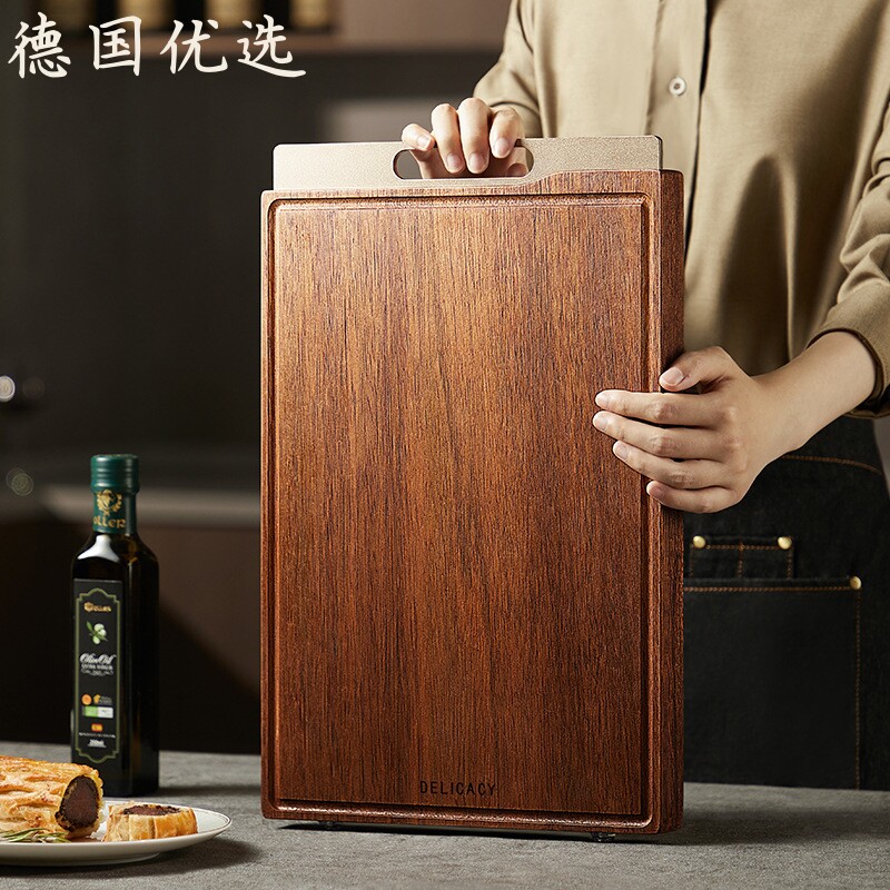 德国优选柚木双面切菜板防霉抗菌家用砧板实木菜板厨房用品