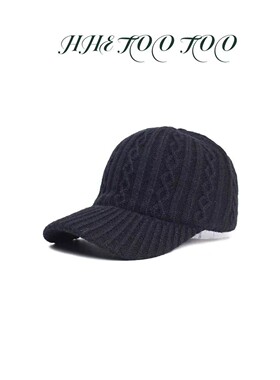 【金金宠粉】“针织老钱软帽”格菲尔岛风时尚针织鸭舌帽