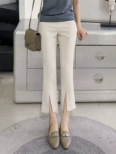 Костюм, осенние флисовые штаны, штаны-клёш, 150см, подходит для подростков, свободный прямой крой