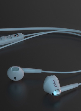 漫步者gm180有线半入耳式耳机高音质耳塞重低音K歌电竞运动游戏