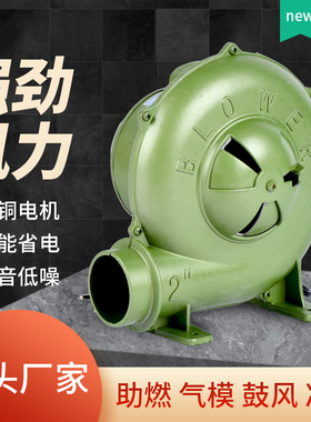 跨境专供blower一件代发铜线2到5寸550W烟草炉灶工业离心鼓风机