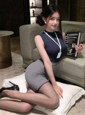 2025新款纯欲御姐OL秘书装cosplay办公室角色扮演教师制服包臀裙