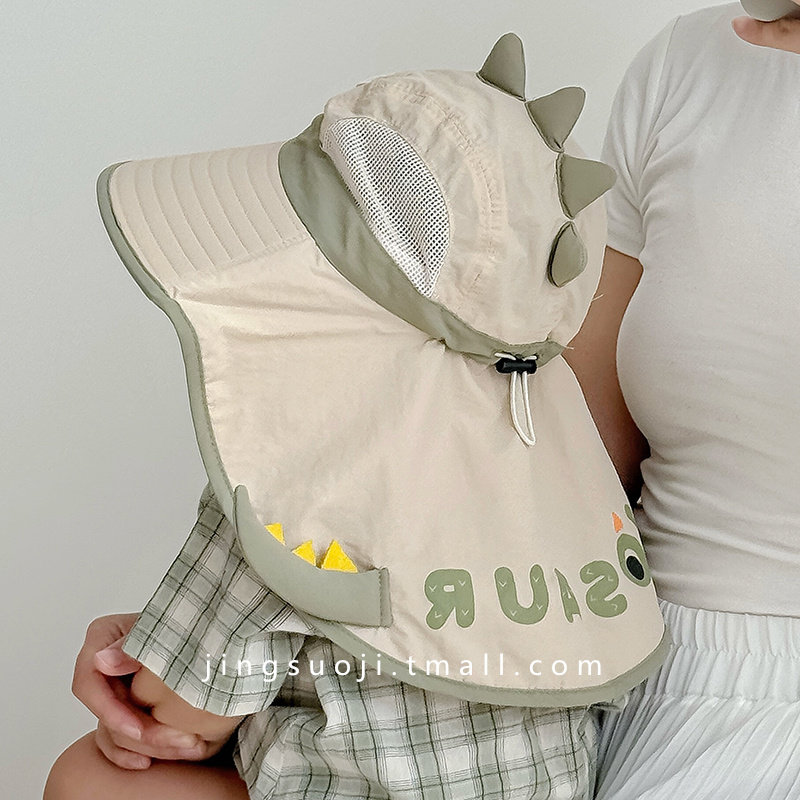 宝宝防晒披肩帽子夏季薄款透气大帽檐遮阳渔夫帽男孩女宝宝太阳帽,童装/婴儿装/亲子装,帽子,淘宝优惠券,粉丝福利购,淘宝优惠卷