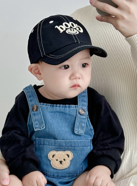 韩版宝宝帽子春秋款男童鸭舌帽女童棒球帽婴儿遮阳防晒帽秋冬新款