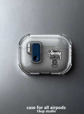 欧美高级感潮牌电镀弹盖适用airpods pro二三代保护套情侣男女潮酷简约个性金属圈苹果耳机壳2/3/4硅胶透明软