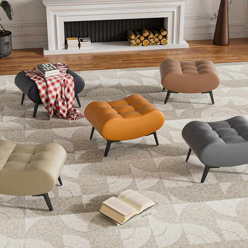 真皮凳子家用小凳子客厅高级感