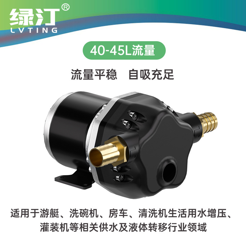 12v24v48v60v直流电动自吸隔膜泵房产游艇生活增压抽水泵40升流量属于什么档次？