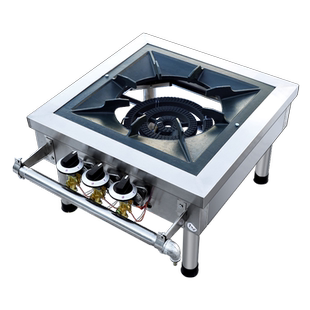 商用猛火燃气韩式低汤灶矮脚灶矮仔炉卤肉灶高汤煤气天然气单双眼