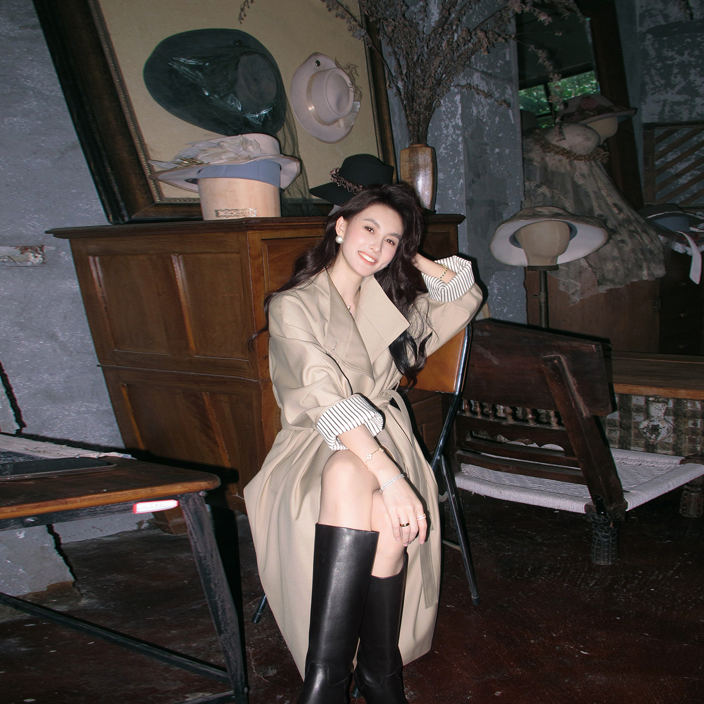 韩系立领风衣外套女2025春秋新款高级感气质今年流行收腰休闲大衣,女装/女士精品,风衣,淘宝优惠券,粉丝福利购,淘宝优惠卷