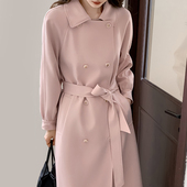 高级感英伦风气质显瘦大衣 韩版 大牌风衣外套女中长款 2026春秋新款