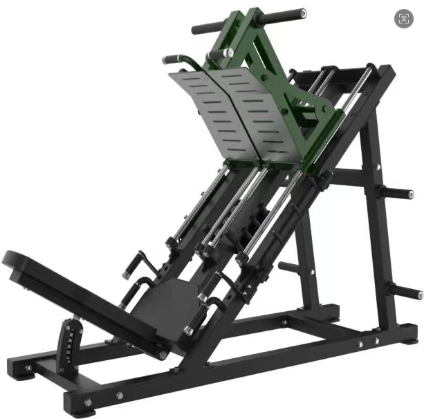 健身房商用新款综合坐姿侧平举提膝训练器分动+联动式倒蹬机