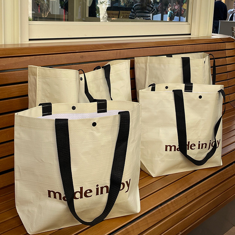 高级编织袋大袋子服装店衣服手提袋大容量购物袋包装袋礼品袋定制