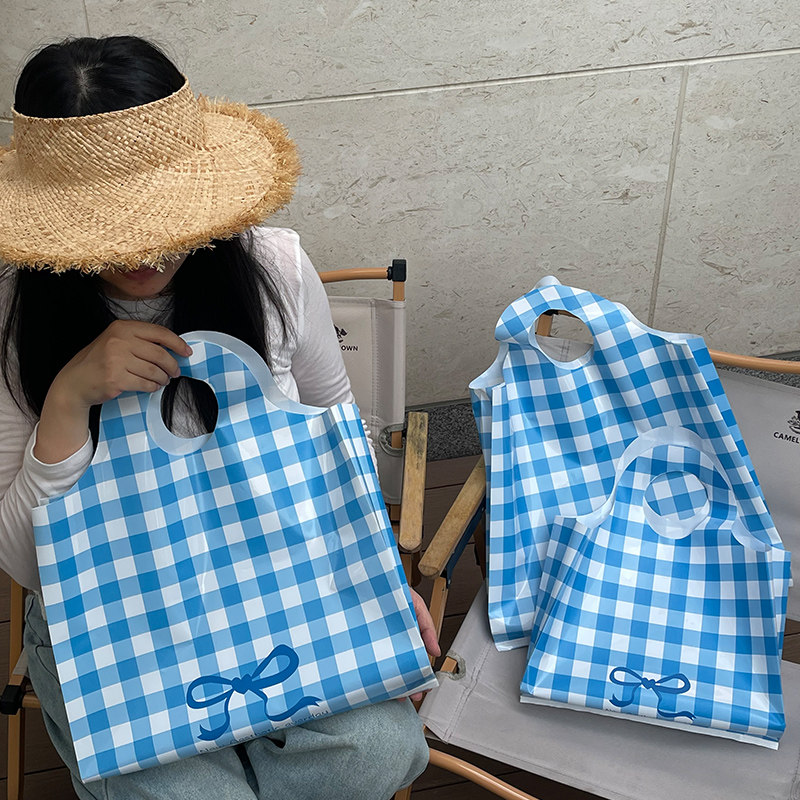 加厚服装店手提袋子装衣服用加厚礼品购物女装儿童高级塑料袋定制