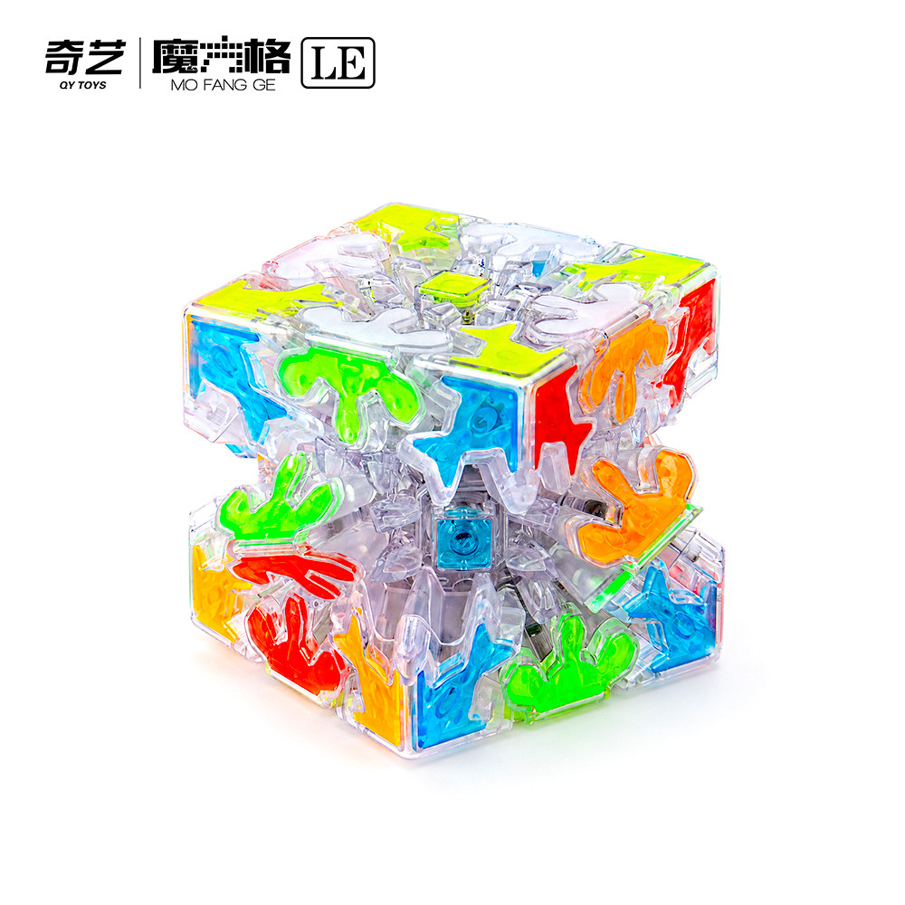 奇艺限量款流光齿轮三阶竞速磁力齿轮魔方异形高难度比赛专用顺滑图片