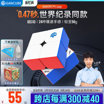 GAN251MPro二阶磁力魔方专业比赛专用儿童玩具益智套装初学者正品