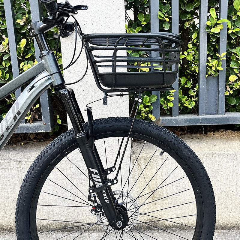 山地车前货架ATX/XTC勇士公爵挑战者买菜遛猫遛狗取快递车筐支架