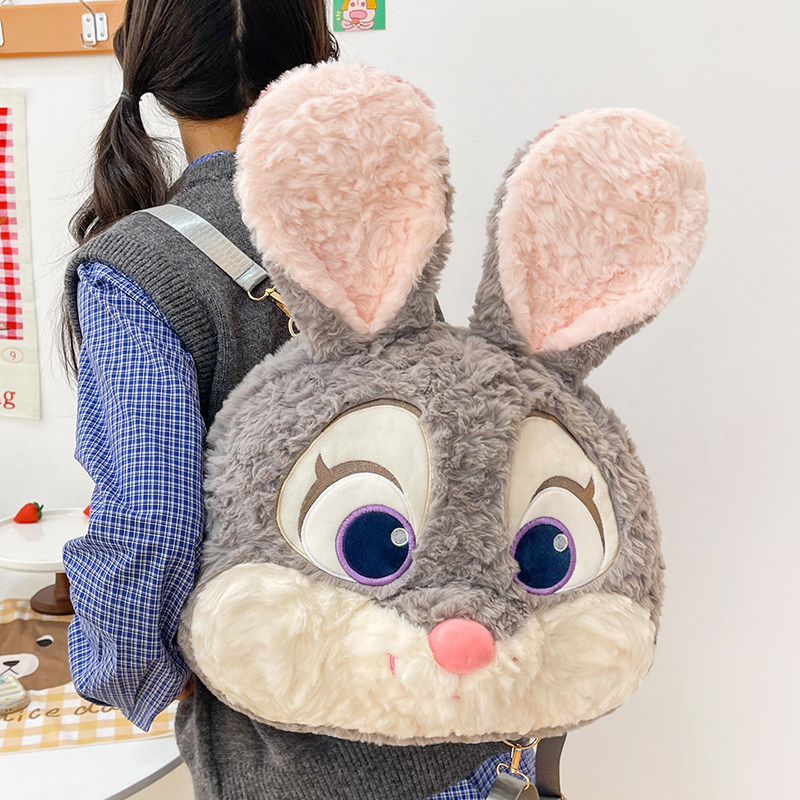 疯狂动物城朱迪尼克双肩包狐狸兔子书包女孩子大容量卡通毛绒百搭,玩具/童车/益智/积木/模型,毛绒/玩偶/公仔/布艺类玩具,淘宝优惠券,粉丝福利购,淘宝优惠卷