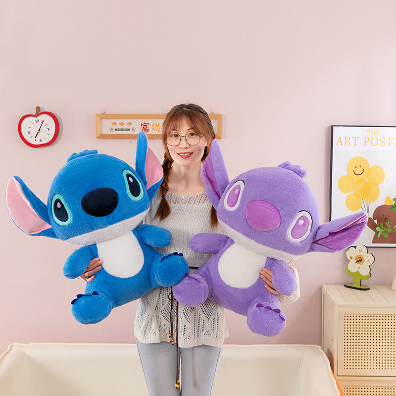 史迪仔玩偶星际宝贝史迪奇毛绒玩具公仔睡觉抱枕布娃娃生日礼物女