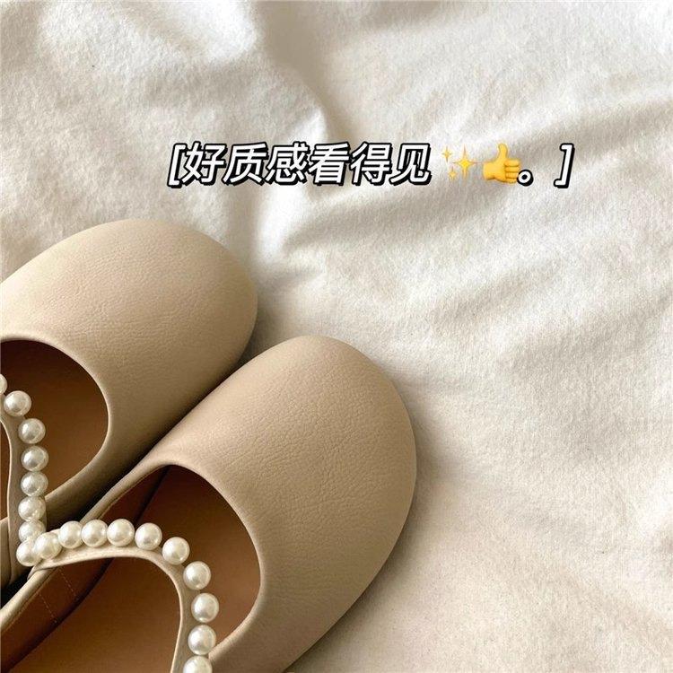 平底软底包头半拖鞋女外穿2025新款春夏季凉拖鞋玛丽珍温柔晚晚鞋