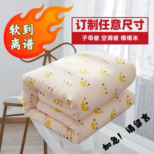 机洗高个加宽加长单双大豆被子芯
