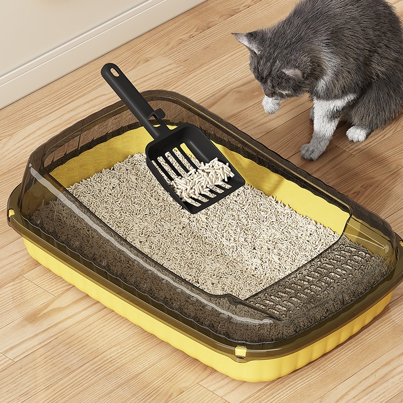 猫砂盆猫沙盆子新手养猫套装超大号幼猫厕所屎盆猫窝猫咪用品大全