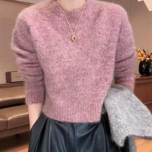 冬季 高级感超好看 2026新款 女款 小个子设计感小众腈纶针织 羊绒衫