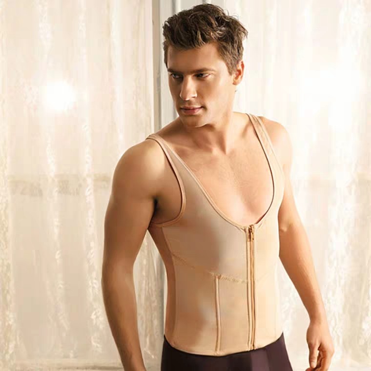 中脉laca美体内衣男士腰背夹 调整形薄款透气