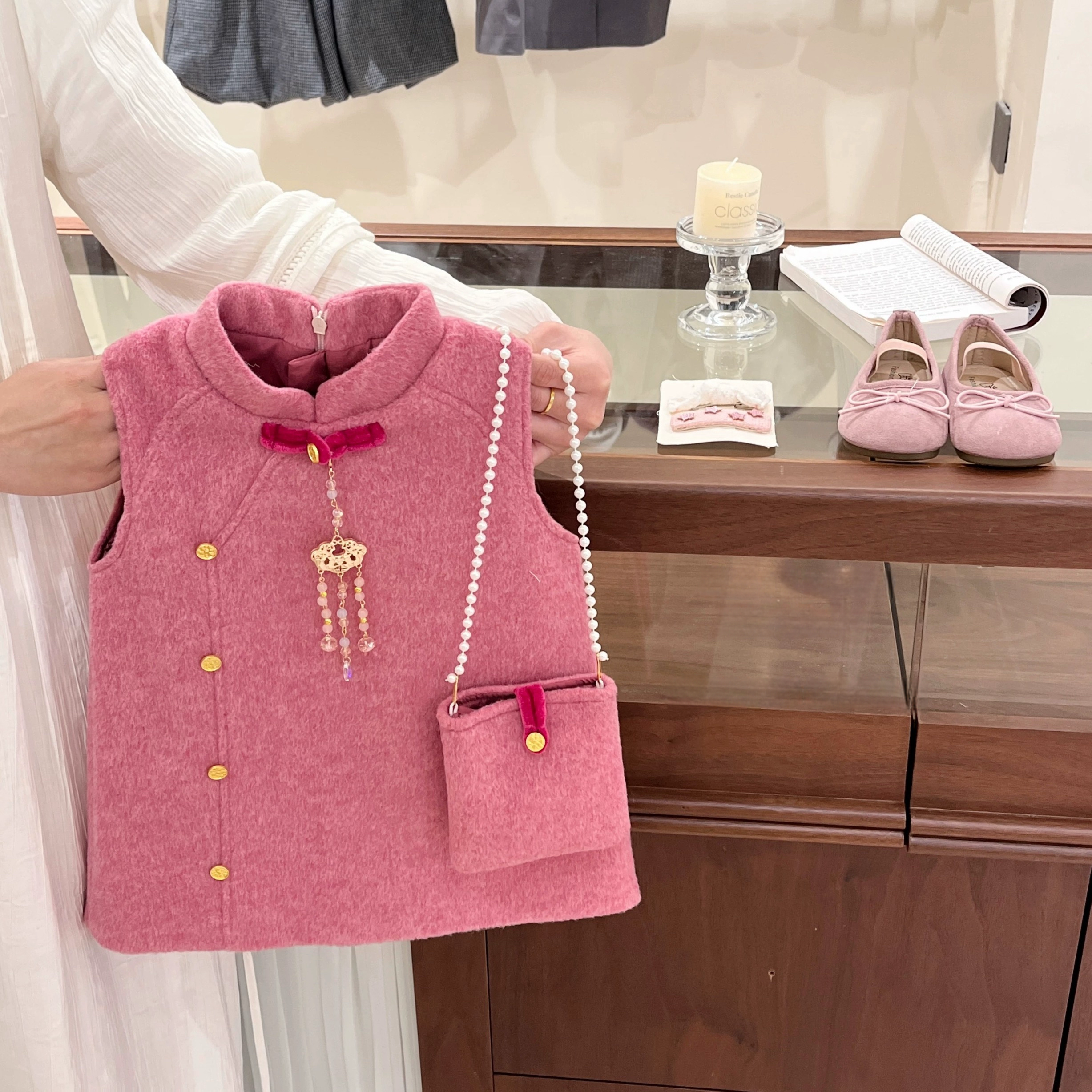 【现货】原创！女童新中式2026连衣裙拜年服周岁小礼服旗袍国风裙,童装/婴儿装/亲子装,连衣裙,淘宝优惠券,粉丝福利购,淘宝优惠卷