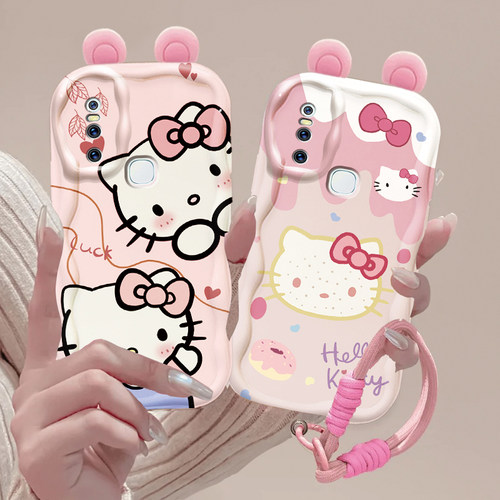 适用于vivoS1手机壳女可爱公仔